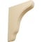 Ekena Millwork 1 3/4"W x 7 1/4"D x 9 1/2"H Plymouth Wood Bracket, Maple BKTW02X07X10PLMA - alternate 1